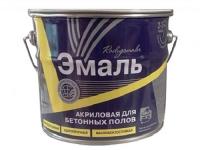 Эмаль для бетонных полов РАДУГА акрил желтая  6кг